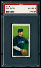 1909-11 T206 Piedmont 350 Bill Burns - Black Sox Scandal - PSA 4 - Fat Borders