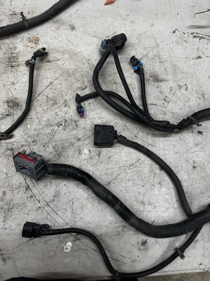 07-11 Chevy Silverado GMC Sierra 2500HD 20792808 tracción delantera arnés de lámpara OEM Foto 3 de 4