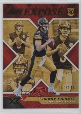 2022 Panini XR Rookie Expose Red 137/149 Kenny Pickett #RXP-1 RC 2a9