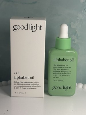 Good light Alphabet Oil  Lightweight & Non-Greasy Multivitamin Face Oil 1 oz NIB