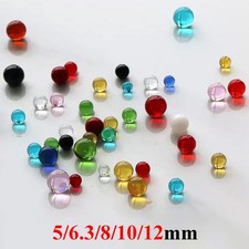 Mini 5/6/8/10/12mm Glasmurmeln Murmeln Glaskugeln Glasnuggets Versch.Farben Bunt