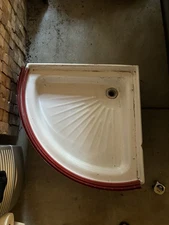 Porcher ( American Standard) Corner Shower 30” X 30” X 11” White Shower Bed