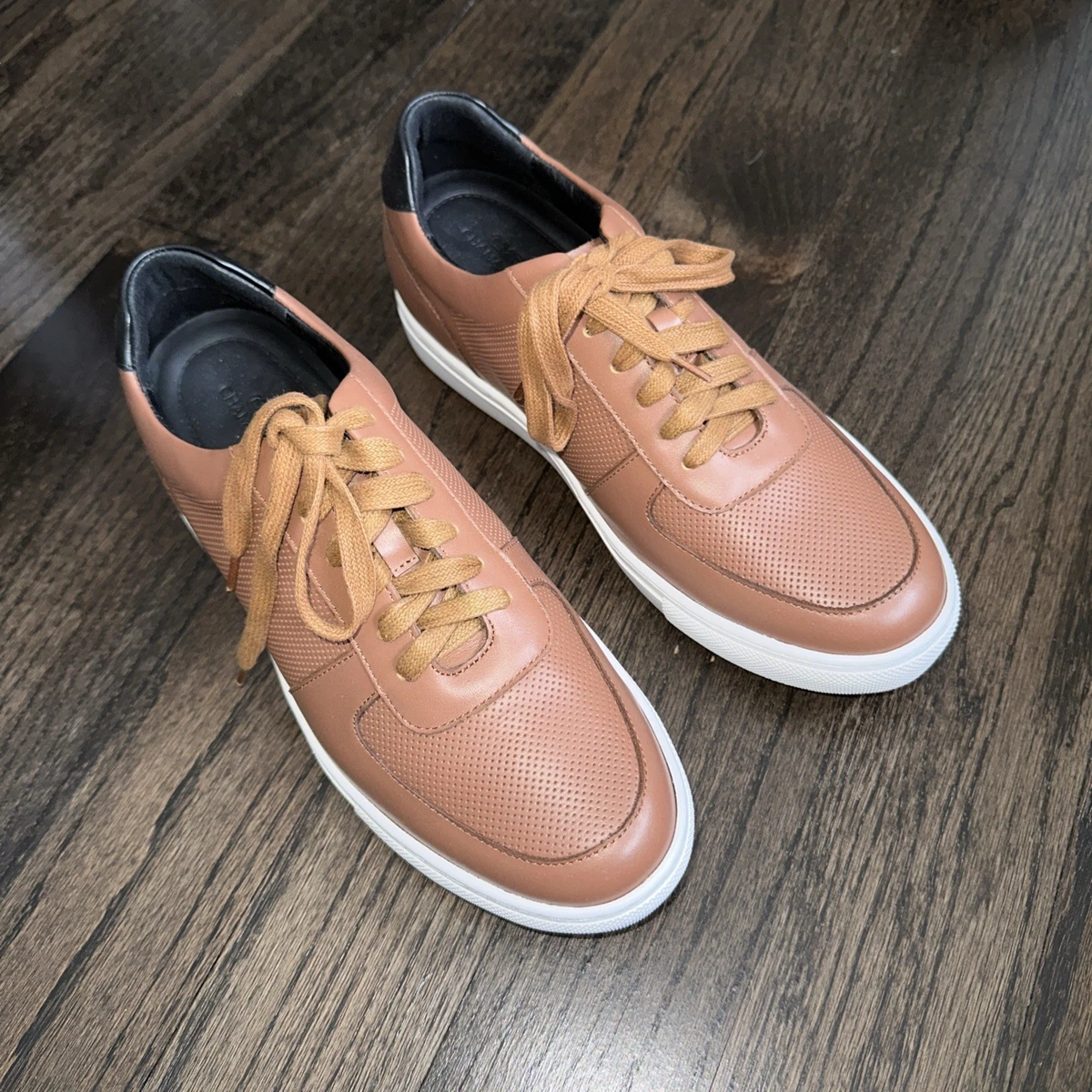 Vintage Bugarri Men’s Brown Elevated Sneakers - Size 7 (Height Increase: 3 In) Kosen Mercury Brown | 2-Inch Height-Boosting Sneakers main image 4