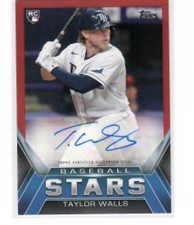 2021 Topps Update Baseball Stars Autographs Red #BSA-TWA Taylor Walls A ID:48249