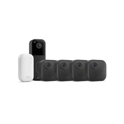 Blink Outdoor 4 Kamera-System (4er Set) + Sync Module Core + Videotürklingel NEU