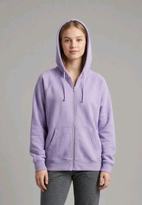 H&m Divided Basic Woman's Lilac Hoodie Full Zip Sweatshirt! XS