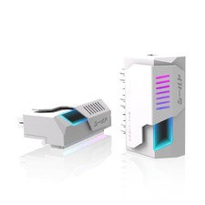 Shield 24-pin 90 Degree Angle Adapter with Infinity Mirror ARGB Light,ATX 24 ...