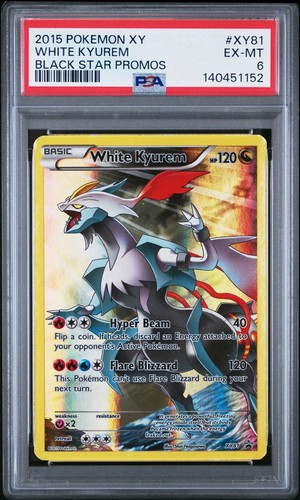 White Kyurem graded PSA 6 for sale on eBay