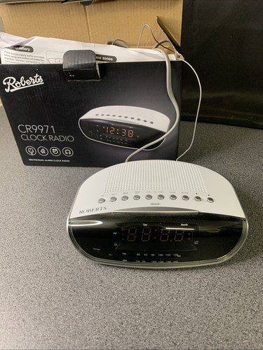 Roberts Radio Dual Alarm Clock CR9971 Chrono Logic VI brand new