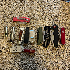 Gerber Mixed Lot Pocketknives & Multi-Tools, Swiss Army, Scissors/Corkscrew