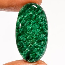 100 Natural Green Aventurine Oval Cabochon Gemstone 30 Ct. 32X17X5 mm UG-3439