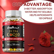 Ultra CoQ10 100mg - Cardiovascular Heart Health,Extra Strength Absorption