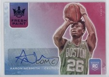 2020-21 Panini Court Kings Fresh Paint Sapphire 14/25 Aaron Nesmith Auto 1rr7