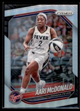 2025 Prizm WNBA Silver Prizm AARI MCDONALD #10 Indiana Fever