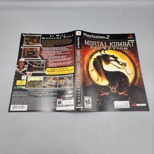 Mortal Kombat: Deception (Sony PlayStation 2, PS2) Case Insert ONLY / No Game