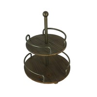 Etagere 2-StöCkig Servierteller Dekoetagere Hti-Living