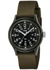 Orologio militare TIMEX Camper TW2P88400 uomo originale nylon verde quarzo