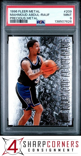 1996 METALL EDELMETALL #209 MAHMOUD ABDUL-RAUF KINGS POP 2 PSA 9