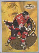 Daniel Alfredsson 1999-00 Topps Gold Label Quest for the Cup #QC7