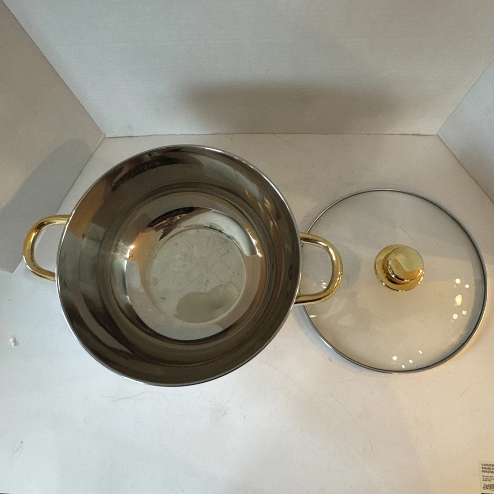 Cuisine-Cookware Command Performance Gold 5 Qt Serving Pot/ Bowl & Lid Stainless - Image 4 of 4