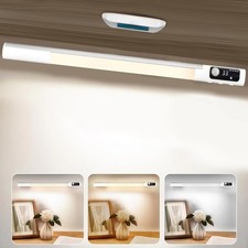 Battery Powered LED Light Bar Rechargeable Magnetic Strip 3 Color Dimmable Under