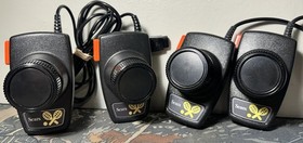 Atari 2600 Sears Tele Game Heavy Sixer Console w/Paddles + Joysticks & 18 Games