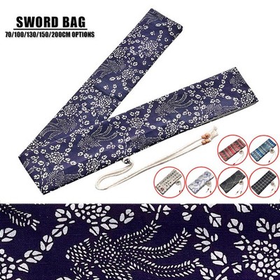 Cotton Linen Samurai Sword Bag Katana Case Sack Martial Arts Sword Bag 6 Models