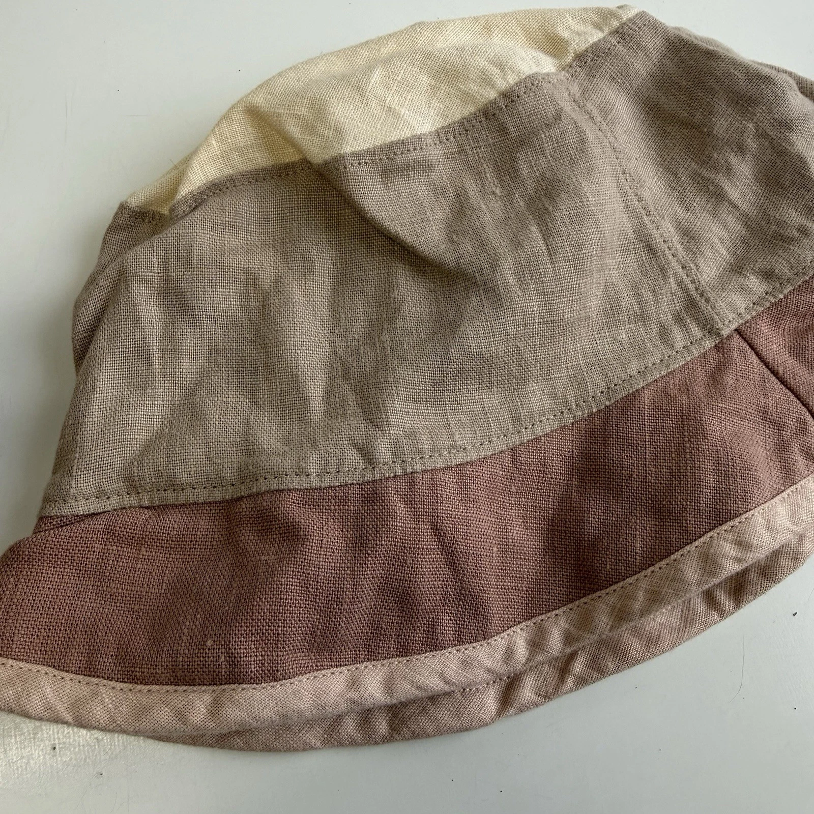 Briar Bucket 4 + Year Old Hat 100% linen beach Sun Natural Fiber
Opens in a new window or tab
