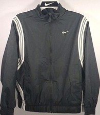 Nike FZ5233-010 Kids Medium Crossover Repel Basketball Jacket, Black/White