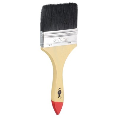 Für Paint Brushes 3'' Flachpinsel & Chip Pinsel mit Holzgriff, Schwarz