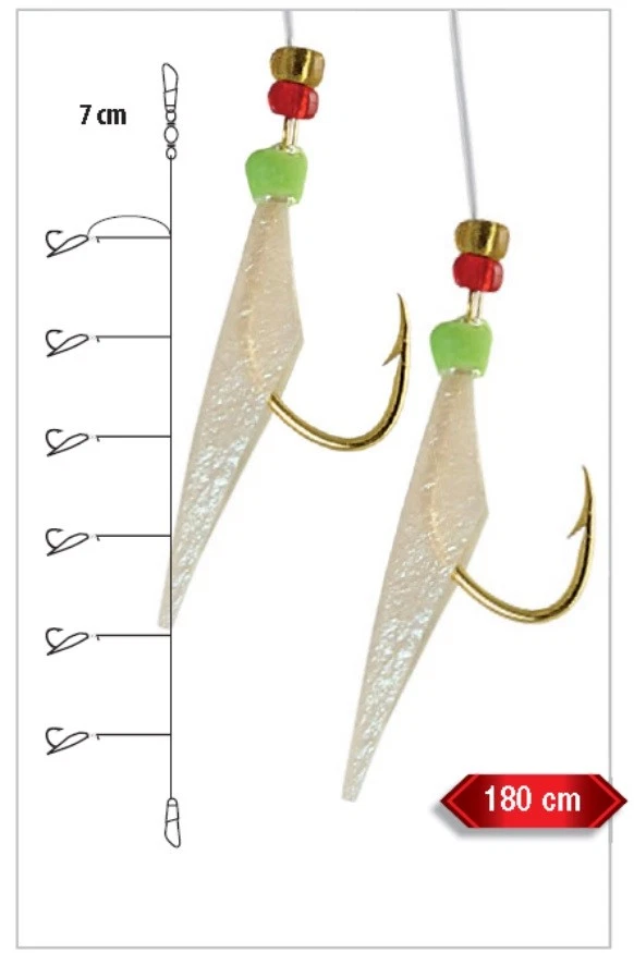 Sabiki Trabucco MOD.4 cm.180 6 ami  sgombri, lanzardi e sugarelli - Immagine 2 di 2