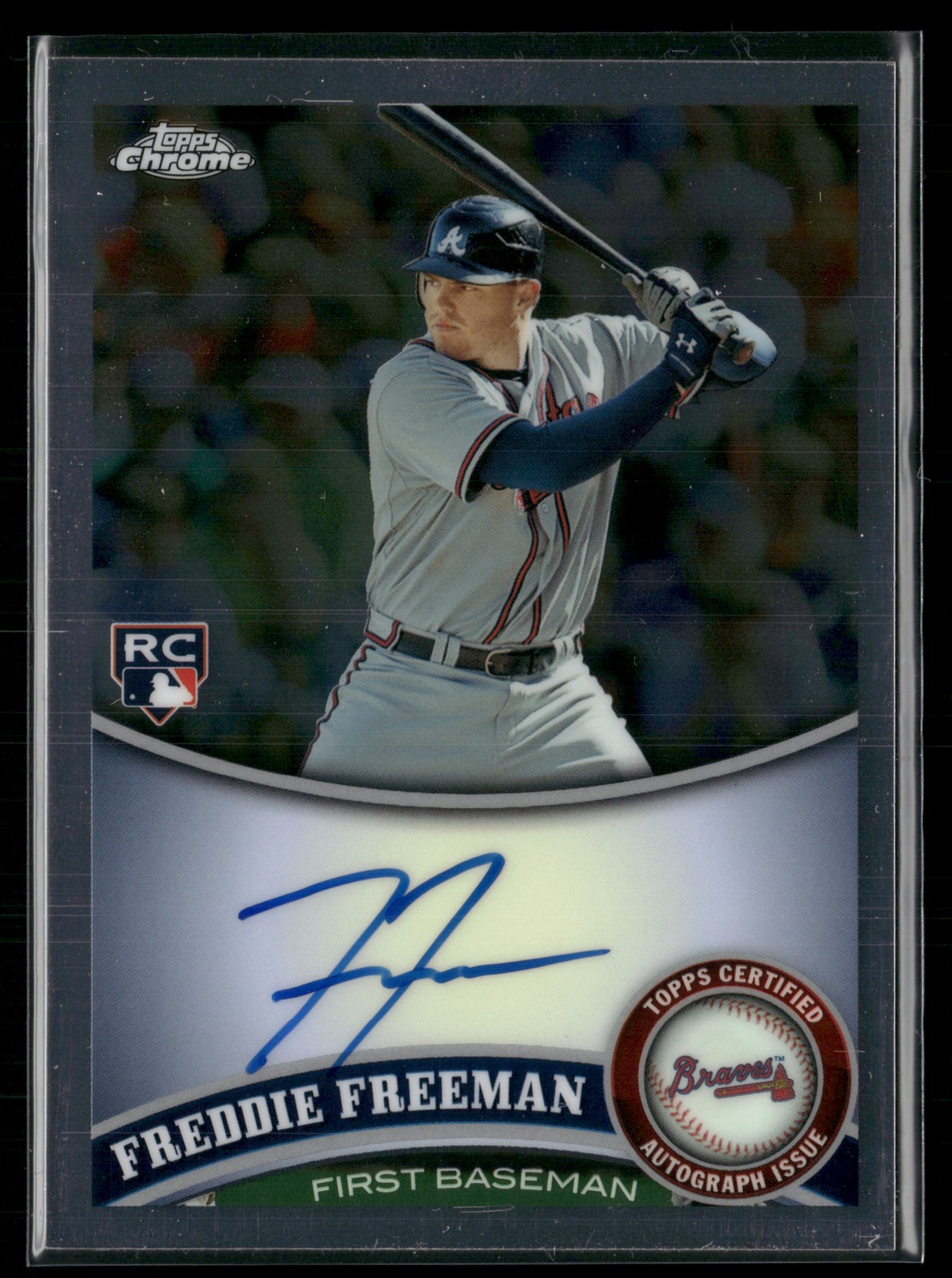 2011 Topps Chrome #173 Freddie Freeman Rookie Auto