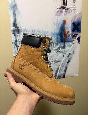 Bape A Bathing Ape x Timberland 6 inch Premium Boots