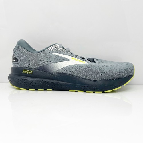 Brooks Mens Ghost 16 1104184E040 Gray Running Shoes Sneakers Size 9.5 4E