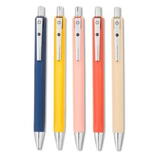 Pen Gear Retractable Gel Pens, 0.7 mm, Black Ink, 5 Count