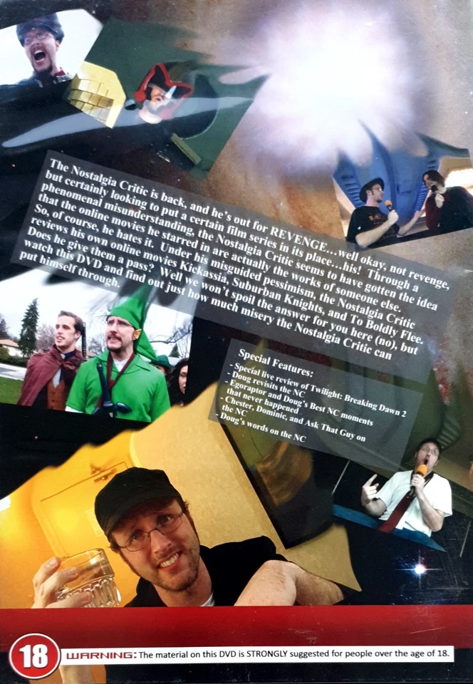 Nostalgia Critic: Reloaded (2013) DVD Doug Walker w/ Art Cards - - Image 2 of 2