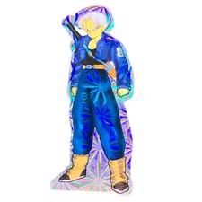 Dragon Ball Dbz Foil Holo STICKER Ur Rare Anime Authentic Licensed Future Trunks