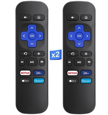 (Pack of 2) Replacement Remote Control Compatible for Roku Express, Box, Play...