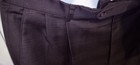 44R  HART SCHAFFNER MARX  dark Navy 2pc suit 40x30 pleated with cuffs — photo 4