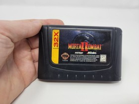 Mortal Kombat II (SEGA Genesis 32X) Authentic Cart W/ Box Cutout & Manual Case