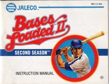 Nintendo NES Instruction Manual Bases Loaded II Second Season 2