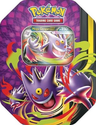 Pokemon TCG Mega Moonlit Tin Mega Gengar Ex New Sealed