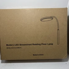 modern led streamlined reading lamp is.ff.a.024w.fc