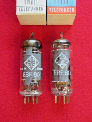 Tube électronique NOS EBF80 / 6N8 CIFTE – Neuf En Boîte – Valvola / Röhre