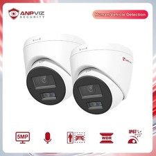 Anpviz 2X 5MP PoE IP Camera with Human  Vehicle Detection Smart Dual Light IP67