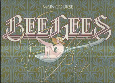 BEE GEES main course VINYL LP RECORD RSO 2394 150 uk 1975 + inner