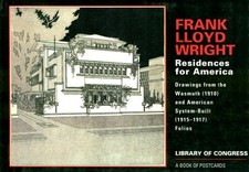 FRANK LLOYD WRIGHT: RESIDENCES FOR AMERICA: DRAWINGS FROM By Library Of Congress