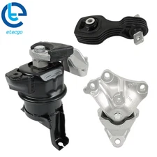 3 Pcs Engine Motor & Auto Transmission Mount Set For Honda Civic 1.8L 2012-2013