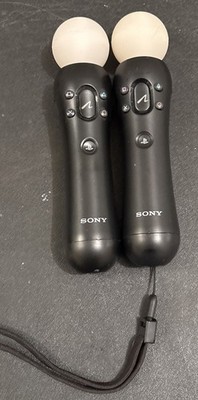 Lot Of (2) Sony PlayStation Move Motion Controllers CECH-ZCM1U PARTS OR REPAIR