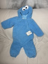 pottery barn Baby cookie monster costume 12-24 Months Blue